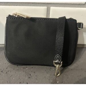 New Kate‎ Spade Black Coin Purse Wallet W/Clip Keys